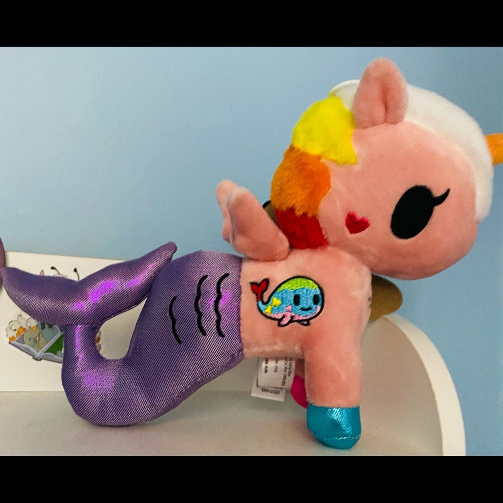 Tokidoki Mermicorno 11” Stuffed Plush